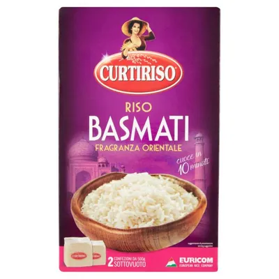 Curtiriso Рис басмати Curtiriso Riso Basmati, 2 шт. по 500 г