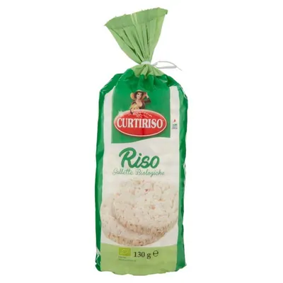 Curtiriso Organic rice cakes, 130 g
