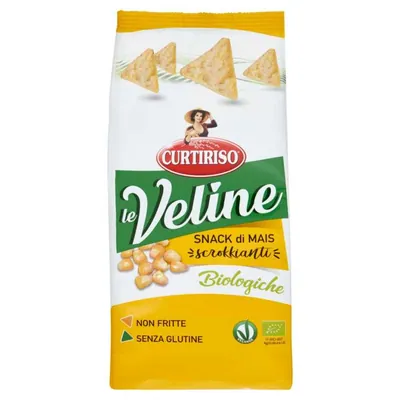 Curtiriso Le Veline Органические кукурузные снеки, 80 г