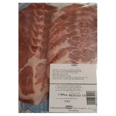 Jomi Parma style coppa sliced, 100 g