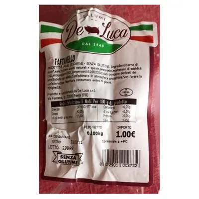 De Luca Faetanello dry-cured salami, 100 g