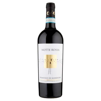 Notte Rossa Primitivo di Manduria Dop красное сухое вино, 0,75 л