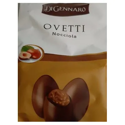 Di Gennaro шоколадные яйца с фундуком, 120 г