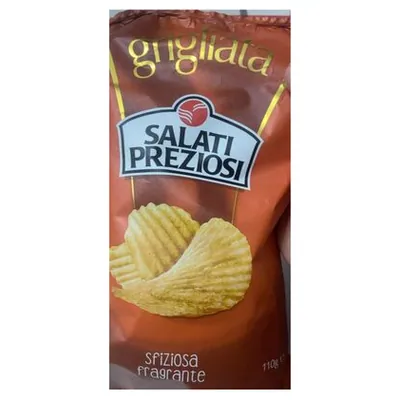 Salati Preziosi картофельные чипсы со вкусом гриль, 110 г