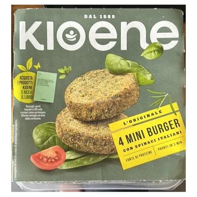 Kioene мини-бургеры со шпинатом, 200 г