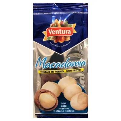 Ventura орехи макадамия соленые, 100 г