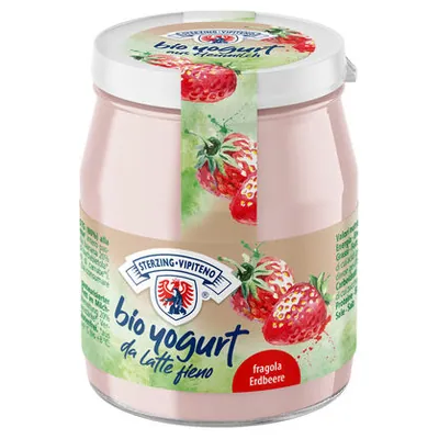 Vipiteno органический йогурт со вкусом клубники, 150 г