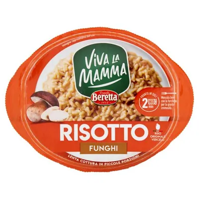 Viva la Mamma Beretta Ризотто с белыми грибами, 250 г
