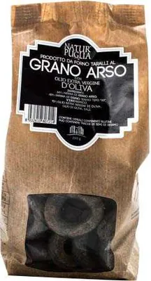 Naturpuglia Grano Arso Taralli, 200 g