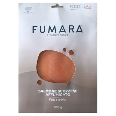 Foodlab копченый шотландский лосось слайсы, 100 г