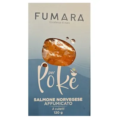 Fumara норвежский лосось кубиками для поке, 120 г