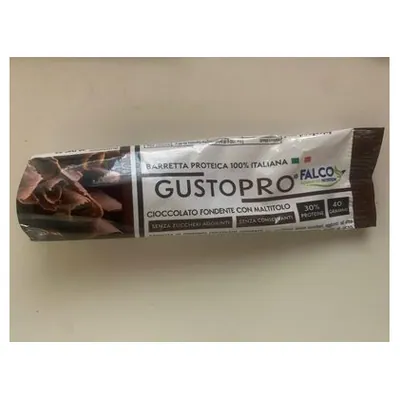 GustoPro protein bar, dark chocolate, 40 g