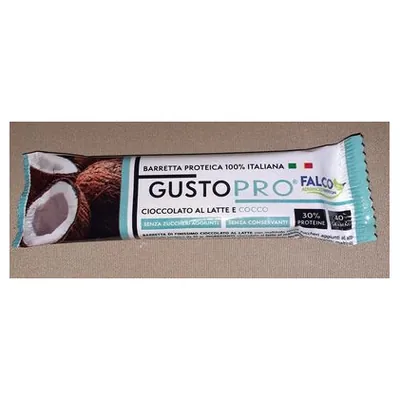 GustoPro protein bar, milk chocolate and coconut, 40 g