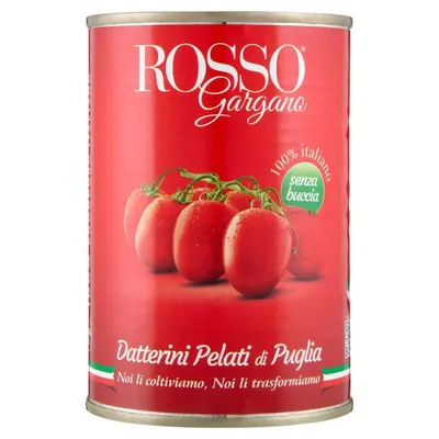 Rosso Gargano Очищенные томаты датерино, 400 г