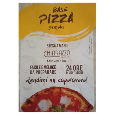Chiarazzo durum wheat pizza base, 2 pcs, 420 g