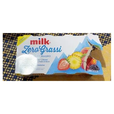 Milk low-fat fruit yogurt 0%, 8x125 g