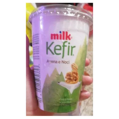 Milk oat and walnut kefir, 400 g