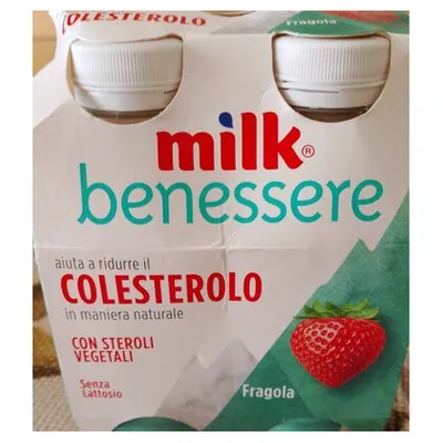 Milk cholesterol-lowering strawberry yogurt, 400 g
