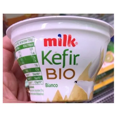 Milk organic creamy plain kefir, 150 g