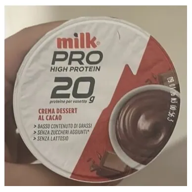 Milk Pro протеиновый десерт-крем какао, 200 г