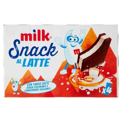 Milk snack, 28 g, 4 pcs