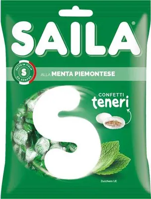 Saila Мягкая конфета в глазури со вкусом мяты, 100 г