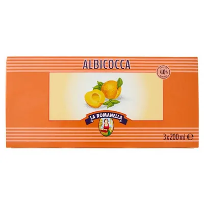 La Doria Nettare Albicocca apricot nectar, 3 × 200 ml