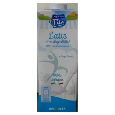 Italy-D lactose-free easily digestible UHT semi-skimmed milk, 1 L