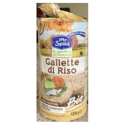 Mr. Spike organic rice crispbreads, 120 g