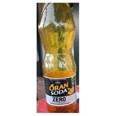 Oransoda Zero апельсиновый газированный напиток, 1 л