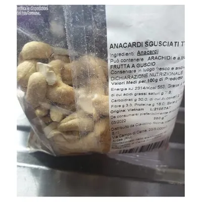 Ciavolino кешью обжаренный, 200 г