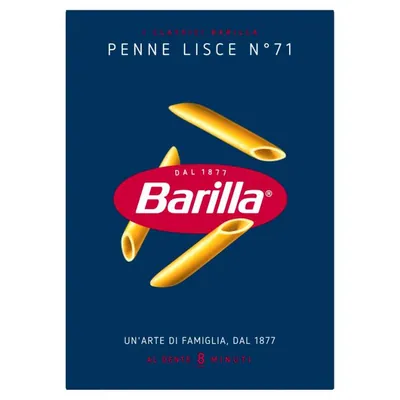 Barilla Penne Lisce n.71, 500 g