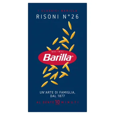 Barilla Risoni n.26, 500 g