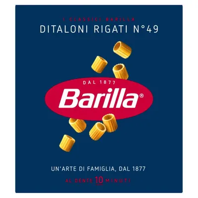 Barilla Ditaloni Rigati n.49, 500 g