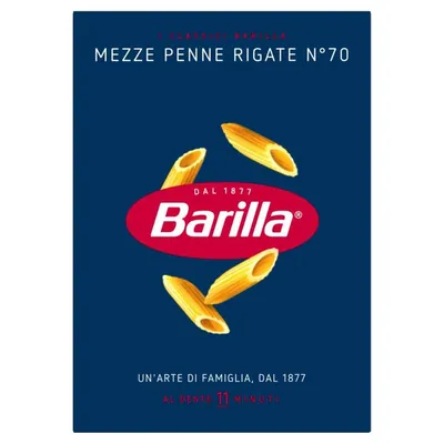 Barilla Mezze Penne Rigate n.70, 500 g