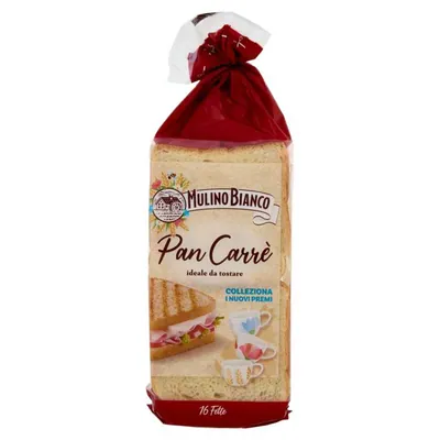 Mulino Bianco тосты Pan Carrè, 16 шт, 285 г