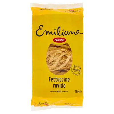Barilla Emiliane Яичные феттучине бронзового формования n.175, 250 г
