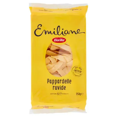 Barilla Emiliane Pappardelle Ruvide all'Uovo N°176, 250 g