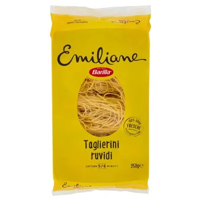 Barilla Emiliane Taglierini all'Uovo Trafilata al Bronzo N°173, 250 g