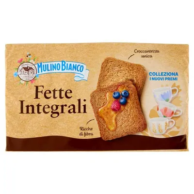 Mulino Bianco цельнозерновые хрустящие хлебцы, 630 г, 72 шт.