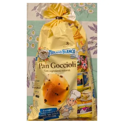 Mulino Bianco булочки с шоколадными каплями Pan Goccioli, 336 г