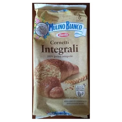 Mulino Bianco цельнозерновые круассаны Cornetti Integrali, 240 г