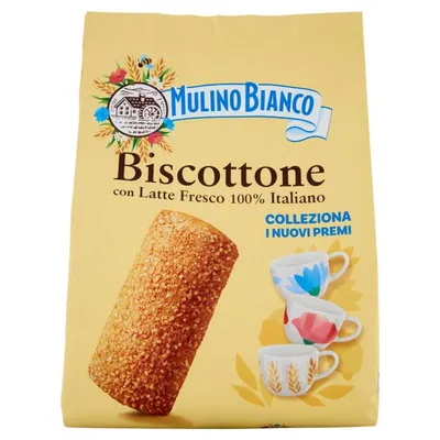Mulino Bianco большое печенье Biscottone со 100% свежим итальянским молоком, 700 г