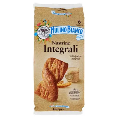 Mulino Bianco Настрине из цельнозерновой муки, 6 шт., 240 г