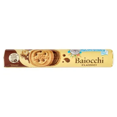Mulino Bianco Baiocchi печенье с ореховым кремом в тубусе, 168 г