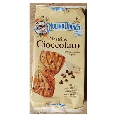 Mulino Bianco булочки Nastrine с какао-дропсами, 240 г