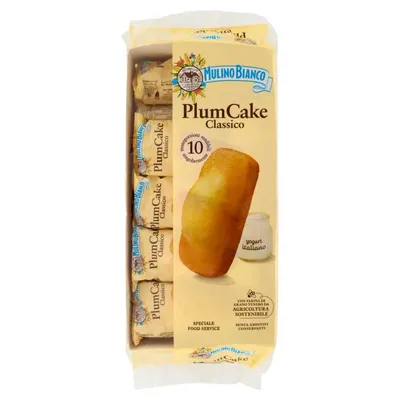 Mulino Bianco Классический пирог Plumcake с итальянским йогуртом, 10 шт., 330 г