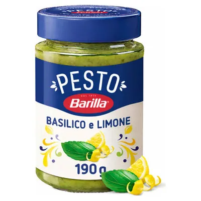 Barilla basil and lemon pesto, 190 g