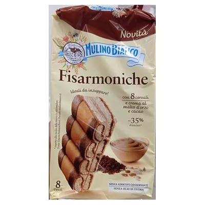 Mulino Bianco круассаны мультизлаковые Fisarmoniche, 296 г