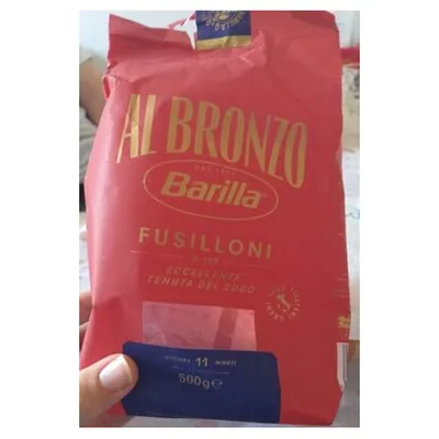 Barilla durum wheat pasta Fusilloni Al Bronzo, 500 g